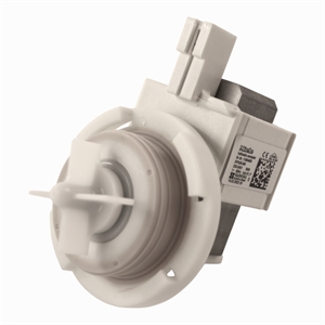 Afløbspumpe til vaskemaskine fra Miele.